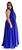 Vestido Longo Multiformas Plus Size G1 ao G4 Casamento/Madrinha/Festa Saia Godê(50/64) Azul royal