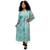 Vestido Longo Plus Size Kaftan Indiana Estilo Seda Estampada Estampado 2