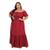 Vestido Longo Plus Size  Lindo ! Vermelho