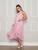 Vestido Longo Tricot Forrado Vestido Feminino Vestido de Festas Rosa bebê
