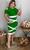Vestido Midi Plus Size X Moda Feminina Evangélica Verde bandeira
