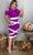 Vestido Midi Plus Size X Moda Feminina Evangélica Violeta