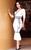 Vestido Midi Viés Transpassado Moda Evangélica Feminina Branco
