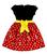 Vestido para festa Minie Minnie tema aniversário Vermelho