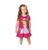 Vestido Princesinha Sofia Disney Infantil Menina com Saia em Babado Algodão Calor Verão Malwee Kids Rosa