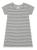 Vestido Tipo T-shirt Canelado Malha Strib Rib Infantil  Nº 4 Ao 10 Mescla