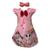 Vestido Trapézio Infantil Unicórnio Rosa Cute Rosa