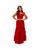 Vestido Versáti Casual Com Alça Multiuso Longo Moda Feminina Vermelho