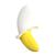 Vibrador com 10 Modos de Velocidades Bananis - Lovetoys Branco e amarelo