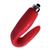 Vibrador para Casal a Prova de Agua 6,5cm Vermelho