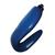 Vibrador para Casal a Prova de Agua 6,5cm Azul