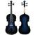 Violino iniciante 4/4 varias cores completo Azul Escuro