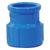 Viqua Azul Luva Liso Rosca 20Mm X 1/2"  1010301 - Kit C/10 Azul