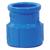 Viqua Azul Luva Liso Rosca 20Mm X 1/2''  1010301 . / Kit C/ 10 Azul