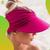 Viseira Femina Dupla Face de Praia Turbante Proteção Solar Bone Feminino Chapeu Pronta Entrega Rosa pink
