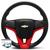 Volante Esportivo D20 ( Todos ) C10 ( Todos ) A10 ( Todos ) Cruze Surf + Cubo Chevrolet Gm Vermelho