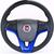 Volante Esportivo Fiat Uno 95-01 Elba 95-96 Fiorino 95-01 Cruze Buzina Central Tempra + Cubo e logo Azul