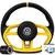 Volante Esportivo Gol g5 g4 g3 g2 quadrado saveiro surf parati santana voyage Golf Gti  tampa + cubo Amarelo