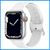  X8 Max Pro Relógio Inteligente Com foto personalizada e troca de pulseira, Série 8 Smartwatch Bluetooth  Branco