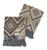 Xale Manta para Sofá Poltrona Cama em Jacquard 1,40x1,60m Decorativa Luxo Vários Modelos e Cores Agra Marrom