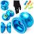 Yoyo Profissional Magic T6 Vermelho Alumínio Rolamento Côncavo + Luva Freestyle (ioiô,io-io.yo-yo) Azul