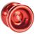Yoyo Profissional Magic T6 Vermelho Alumínio Rolamento Côncavo + Luva Freestyle (ioiô,io-io.yo-yo) VERMELHO