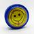 Yoyo Profissional York Smiley (ioio,yo-yo) de eixo fixo + 3 cordas de ioiô Azul