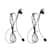 Ouvido esquerdo 2pcs