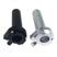 Punhos prateados de 22 mm