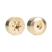 Dourado 2PCS 18,5MM