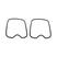 Anel de borracha CBF 2PCS