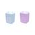 1 AZUL + 1 LILAS