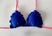 Azul royal com rosa neon