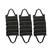 Preto, 3pcs