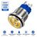 LED AMARELO 19MM ONOFF