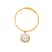 Dourado com branco off white