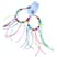 Bolinha com tassel colorido