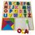 Alfabeto tabuleiro tangram lousa