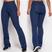 Calça flare azul