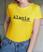 Baby look amarela