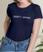 Baby look azul marinho
