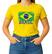 Baby look amarela