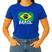 Baby look azul royal