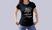 Camiseta baby look preta