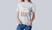 Camiseta unissex branca
