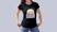 Camiseta baby look preta