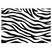 Animal print zebra