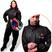 Preto com laranja
