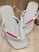 Branco com pingente pink