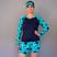 Preto folha verde
